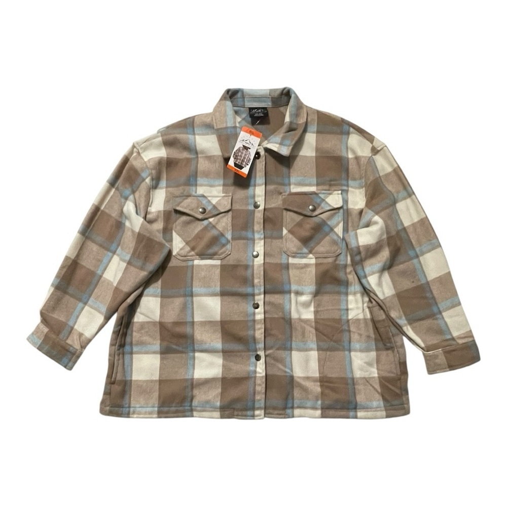 HFX Women's Heavy Flannel Plaid Shirt Jacket Size: XXL - Picture 3 of 14
